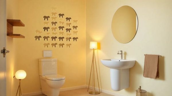Idées créatives pour un humour décoratif dans vos WC