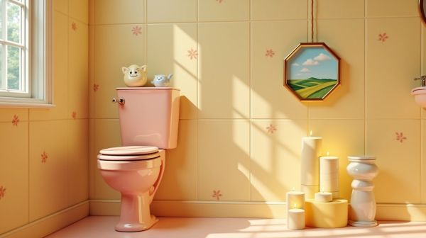 La touche d'humour pour votre décoration de WC