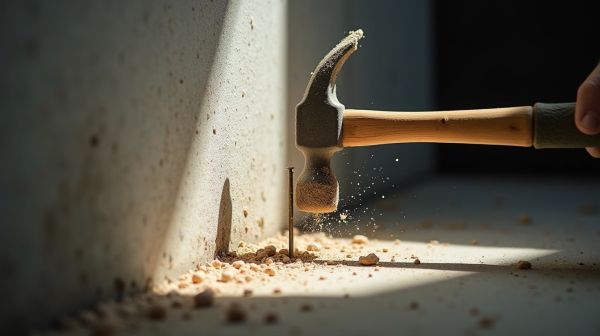 Projectez aisément vos fixations dans le béton avec un goujon à frapper